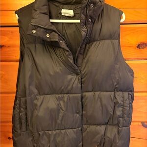 Z Supply Black Quilted Puffer Vest